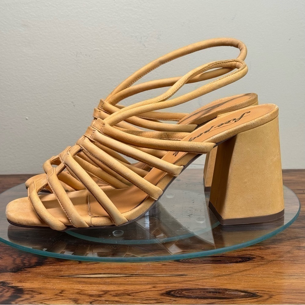 Free People Women’s Colette Sandal hot orange size 39 /9 - Picture 7 of 15